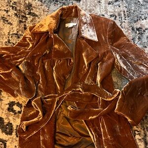 Velvet blazer large